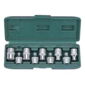 HANS 3609E 3/8" Drive 9pcs E-Star Socket Wrench Set
