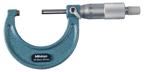 Mitutoyo Outside Micrometer 25-50mm / 0.01mm