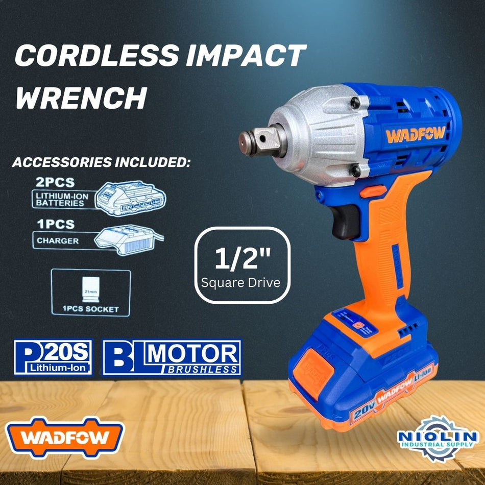 WADFOW LITHIUM-ION IMPACT WRENCH 20V