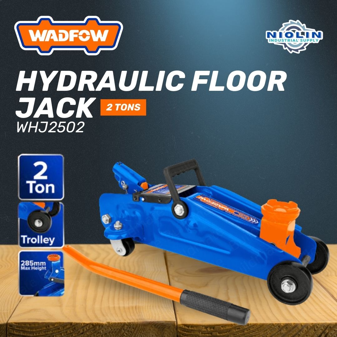 WADFOW HYDRAULIC FLOOR JACK 2TONS – Niolin Industrial Supply