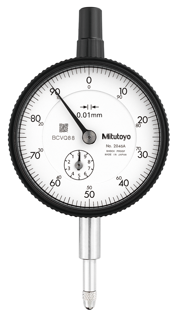 Mitutoyo Dial Indicator ( Model: 2046A ) Range: 10mm