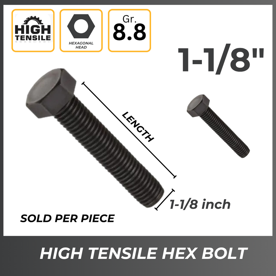HIGH TENSILE BOLT INCH  (1 - 1/8")