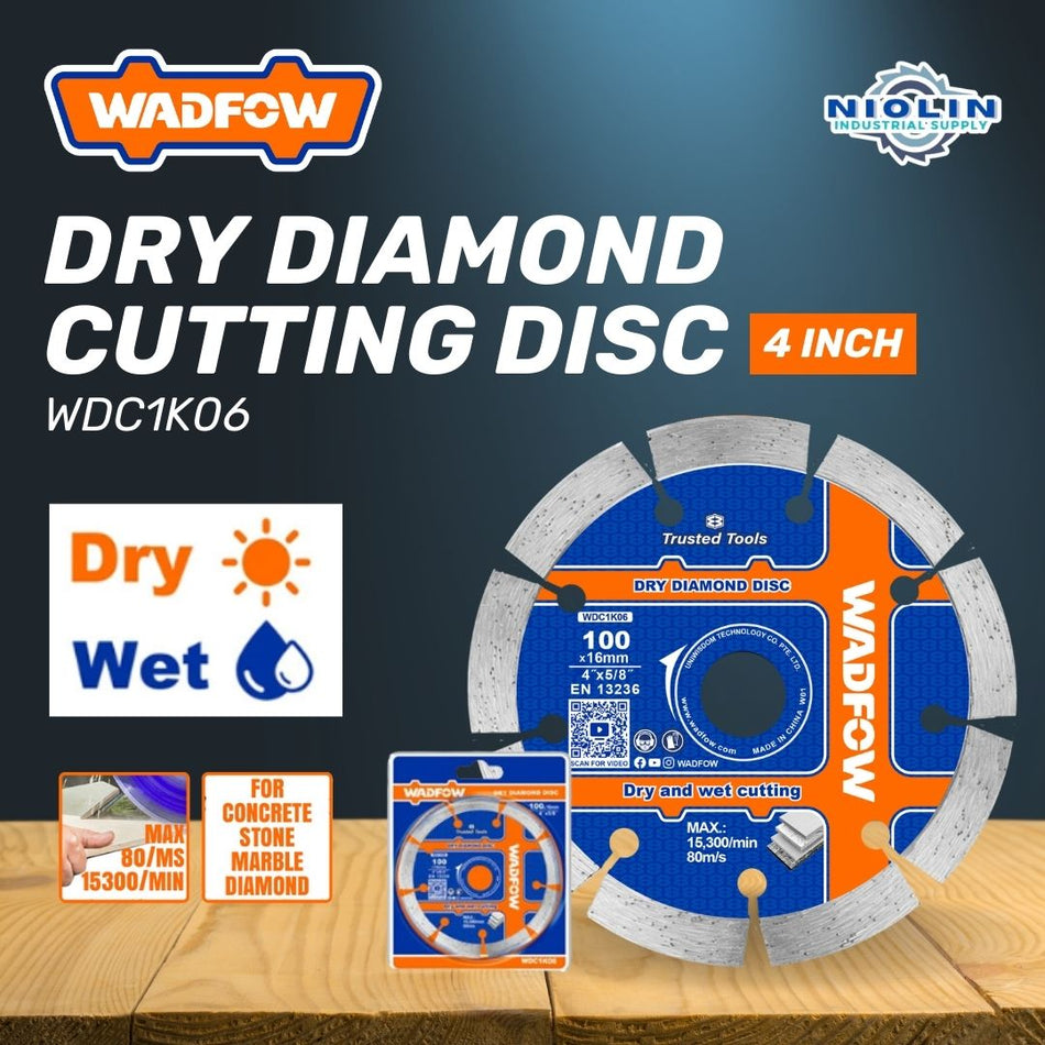 WADFOW DRY DIAMOND CUTTING DISC 4"