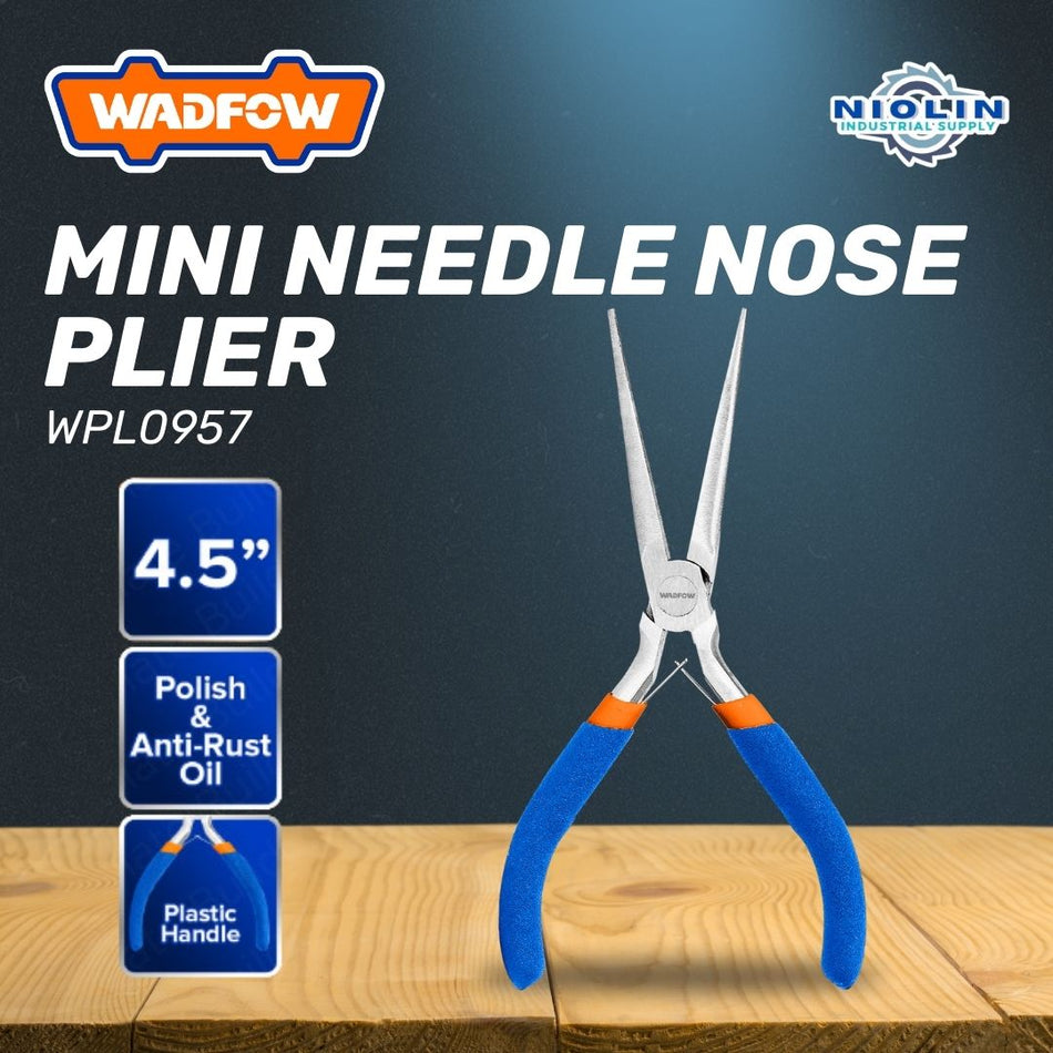 WADFOW MINI NEEDLE NOSE PLIERS 115mm / 4.5 Inches