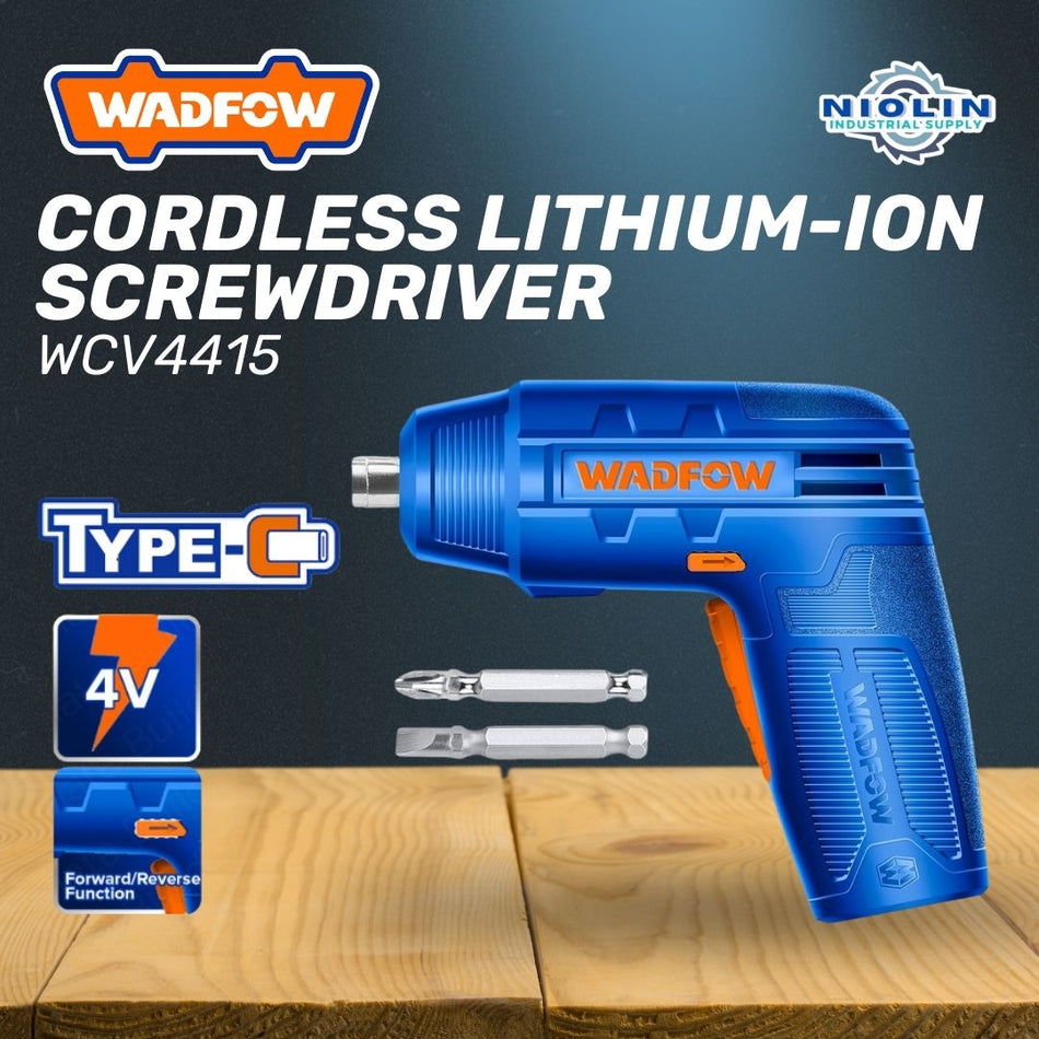 WADFOW LITHIUM-ION CORDLESS SCREWDRIVER