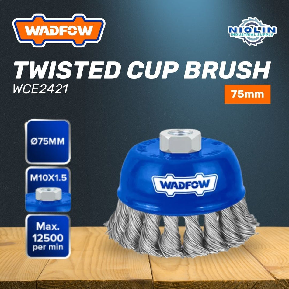 WADFOW TWISTED CUP BRUSH 75mm