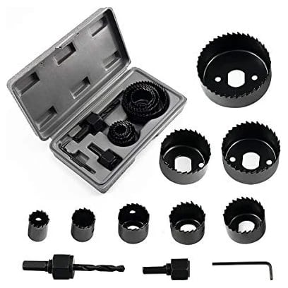 S-Ks TTB-21067 12pcs Hole Saw Set (7/8"-3")