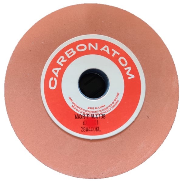 CARBONATOM ORANGE ALUMINUM OXIDE GRINDING WHEELS (400-GRIT)