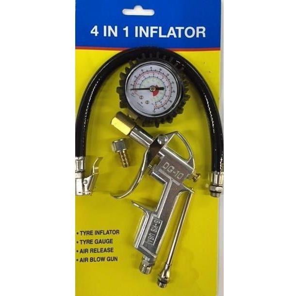 S-Ks Tools B-103-3 Pneumatic 4-in-1 Tire Inflator Gauge