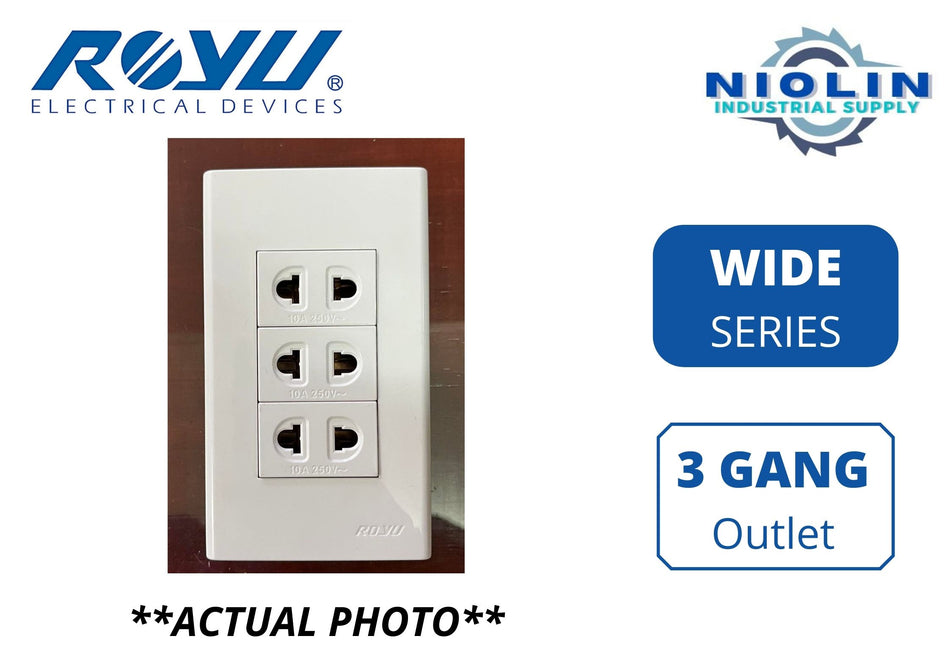 ROYU Wide Series Switch / Outlets – Niolin Industrial Supply