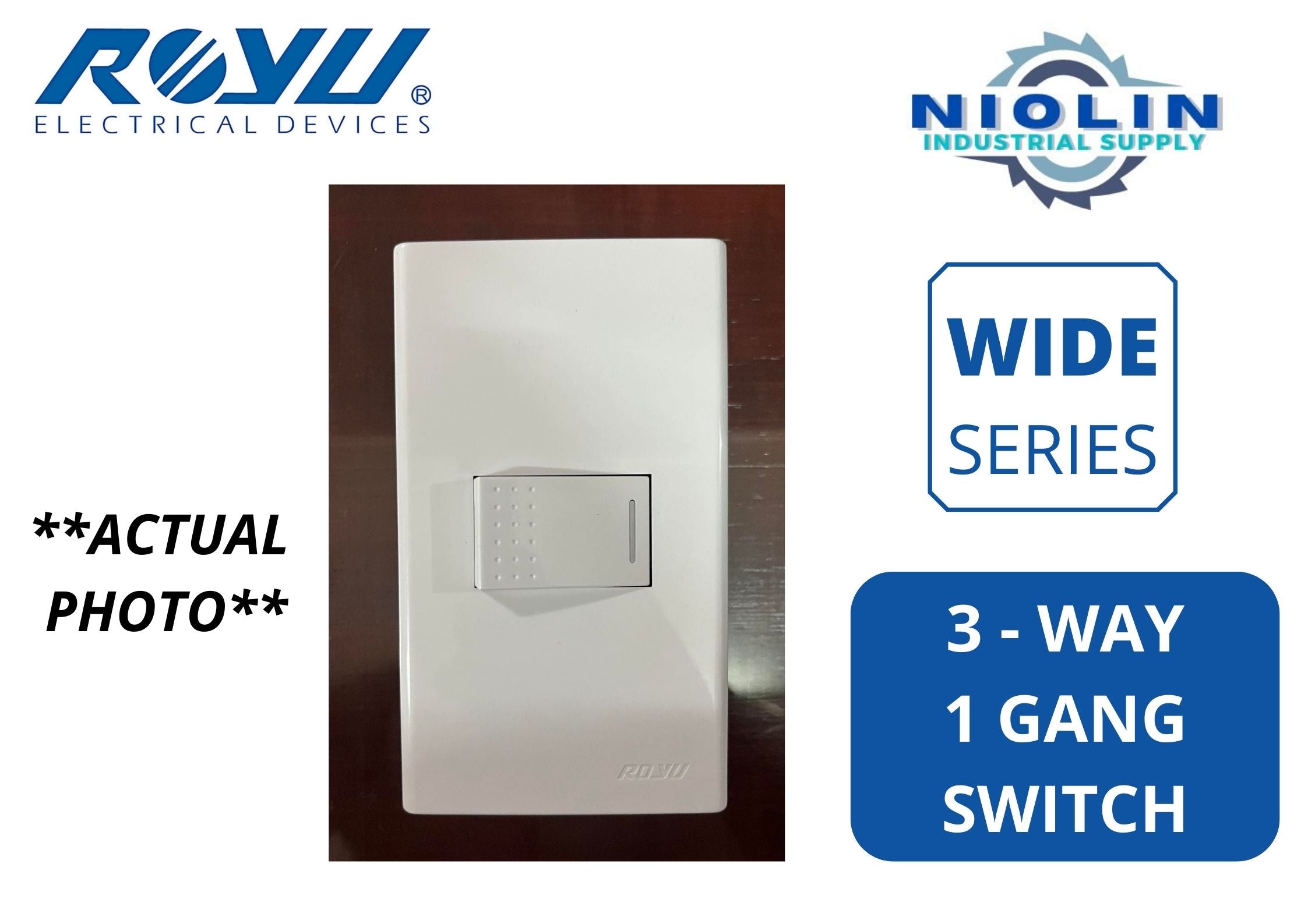 Royu 3 Way Wide Series Switch – Niolin Industrial Supply