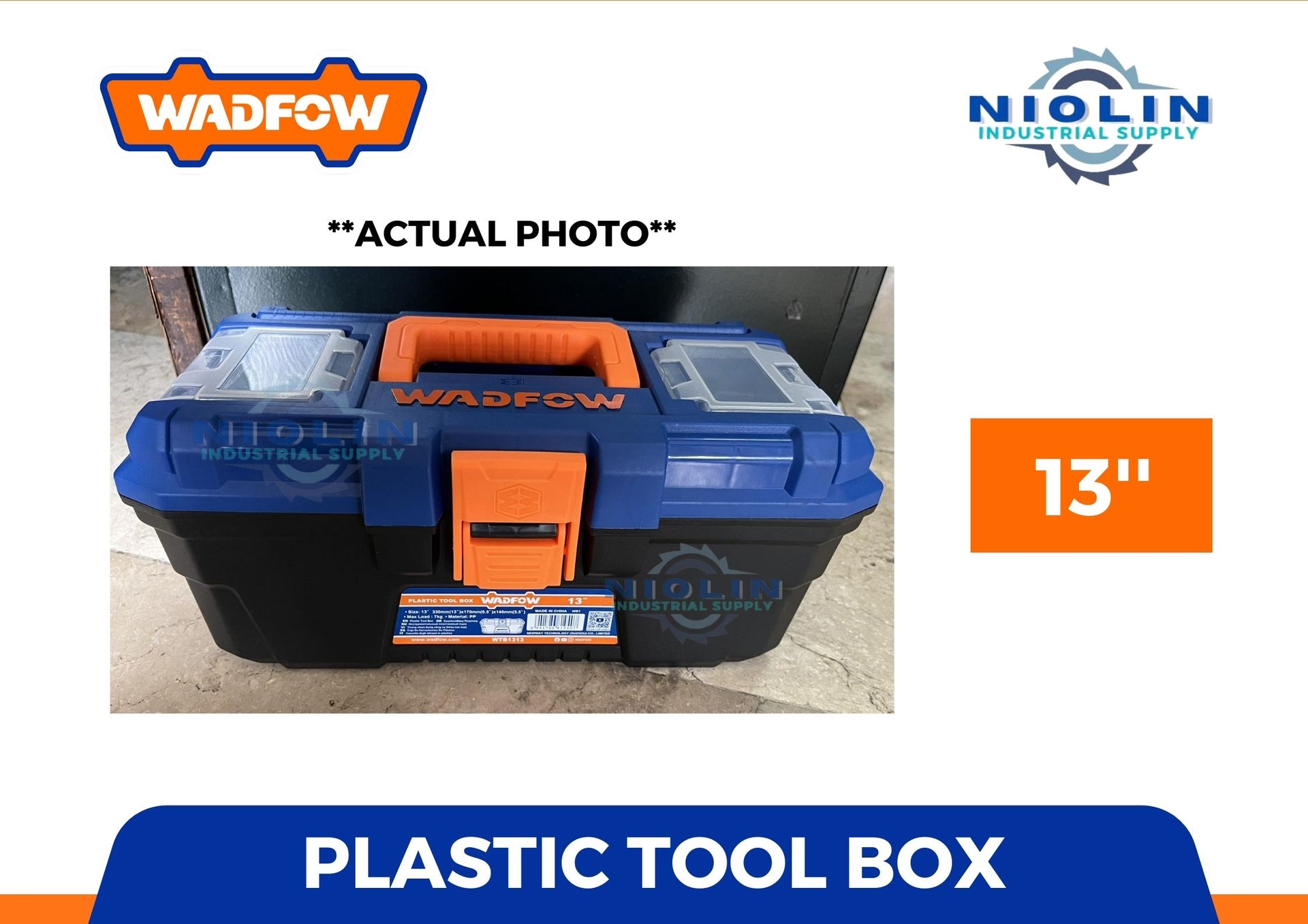WADFOW Plastic Tool Box – Niolin Industrial Supply