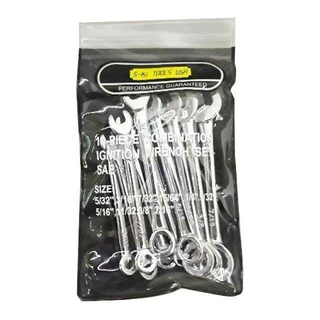 S-Ks WRG-1000M Combination Ignition Wrench Set Metric 4-11mm
