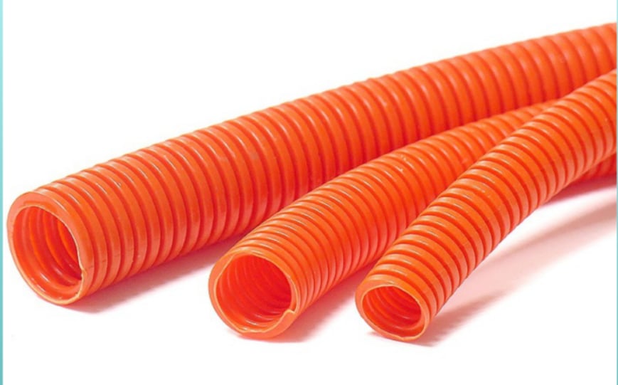 PVC CORRUGATED FLEXIBLE PIPES 50METERS