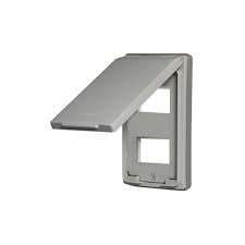 PANASONIC WIDE SERIES 2 GANG PLATE W/ COVER WEG7902