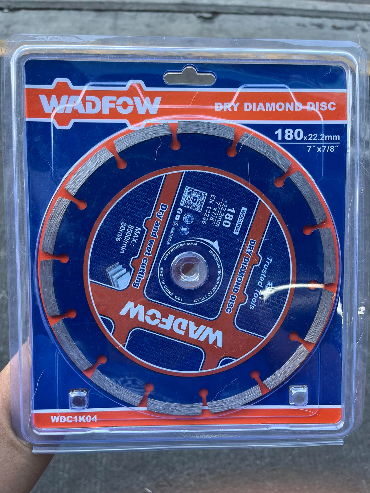 Work Diamond Disc WADFOW DRY DIAMOND DISC 7