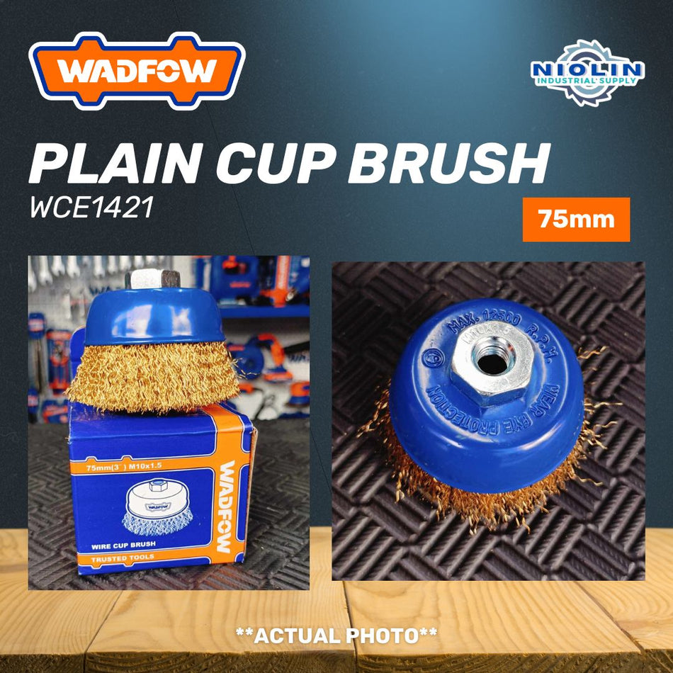 WADFOW WIRE CUP BRUSH 75MM