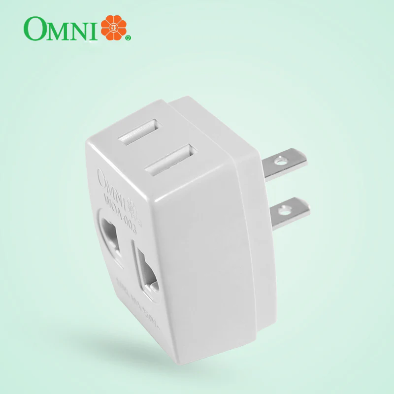 OMNI Octopus Adapter 10A Triple Flat Tap to Flat Pin