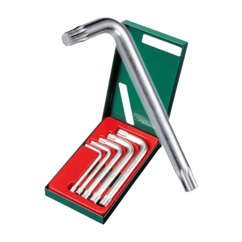 HANS 6778-5M XZN 5pcs.Spline Key Wrench Set (L-Type)