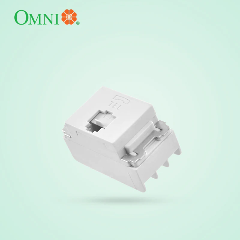 OMNI Telephone Outlet 4-Pins