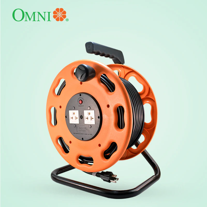 OMNI Industrial Extension Wheel 25-Meter Cord Length 10A