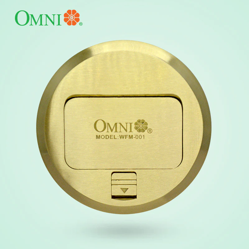 OMNI Floor Mounted Outlet Round Type 16A Duplex Outlet