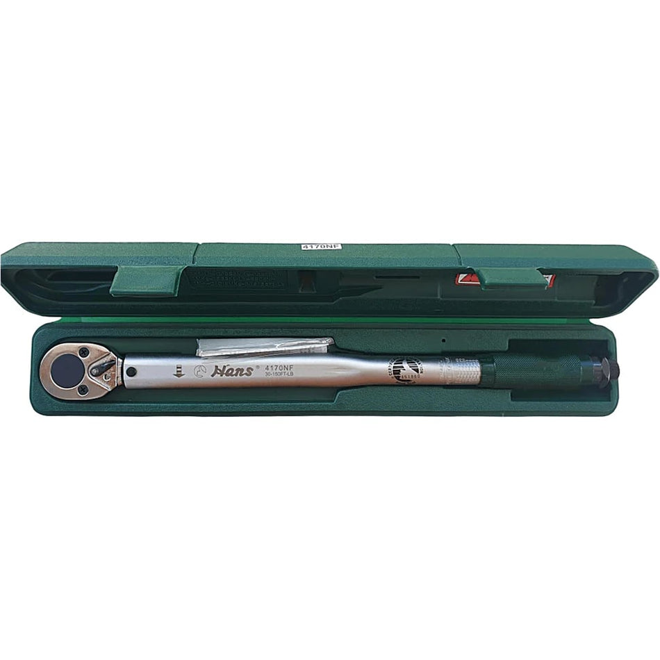 HANS 4170NF Click Torque Wrench 1/2" Drive x 30-150 ft.lb. 18"