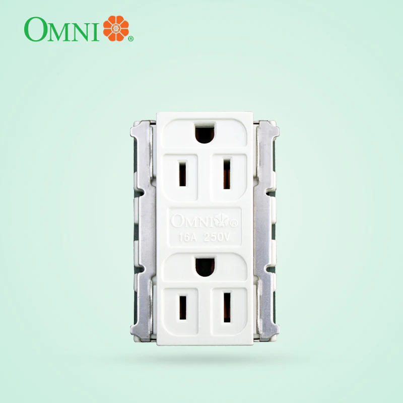 OMNI Ground Duplex Convenience Outlet 16A
