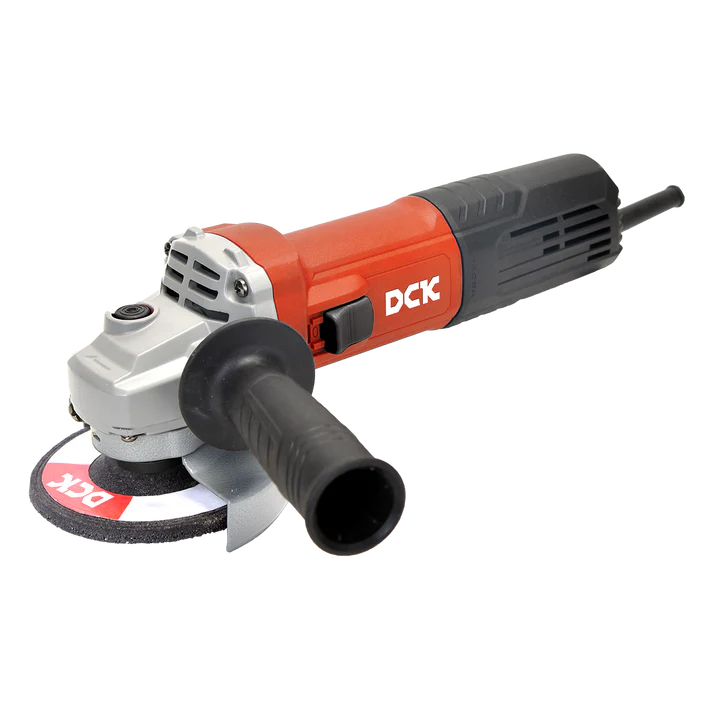 DCK ANGLE GRINDER 4" 950W w/ slim body, slide switch & M10 (Spindle Thread)