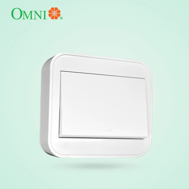 OMNI Surface Type Switch 1-Gang 10A - WSS-201-PK