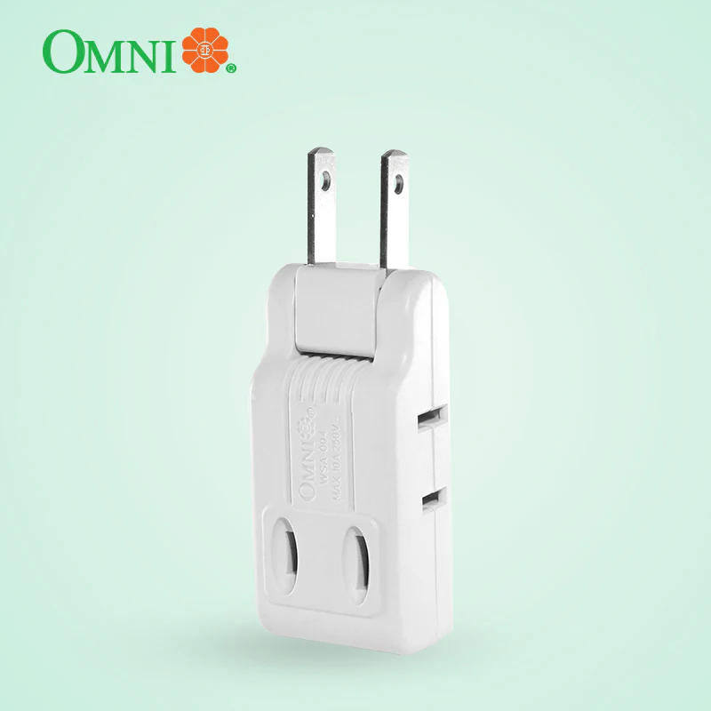OMNI 4-Gang Adapter with Swing Type Plug 10A