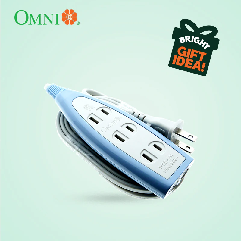 OMNI Extension Cord Set 4-Gang 4-Meter Wire
