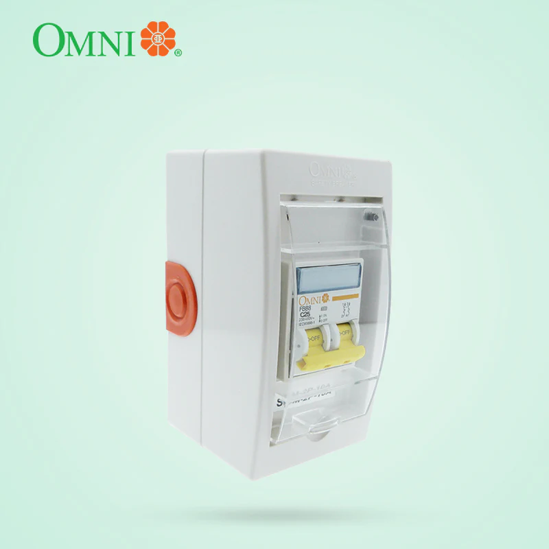 OMNI Mini Safety Breaker 2 Poles (10A, 16A, 20A, 25A, 32A)