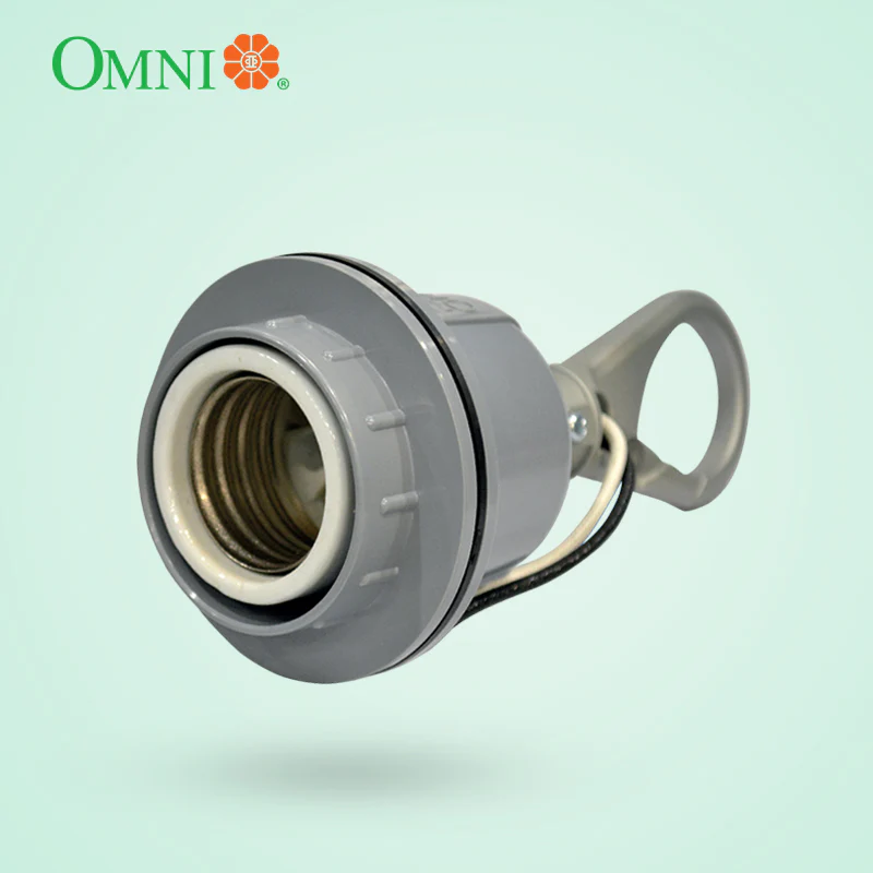 OMNI E40 Heavy Duty Lamp Holder with Hook 6A 250V - E40-608H