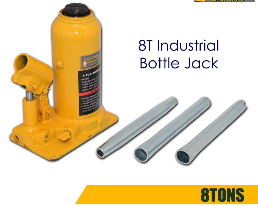 JOHNSON  Elektrik Industrial Bottle Jack 8 Tons