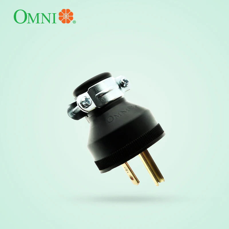 OMNI Parallel Ground Rubber Plug 15A