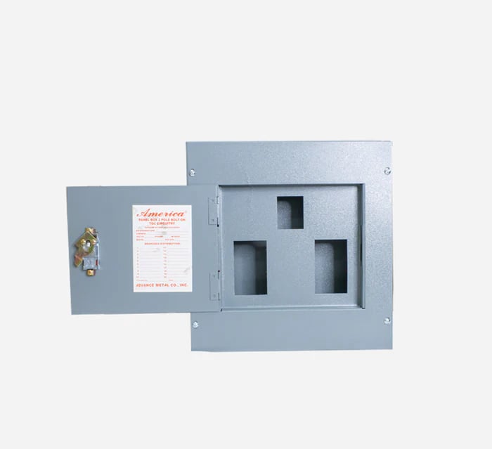 AMERICA PANEL BOX 2POLE BOLT-ON (COPPER)