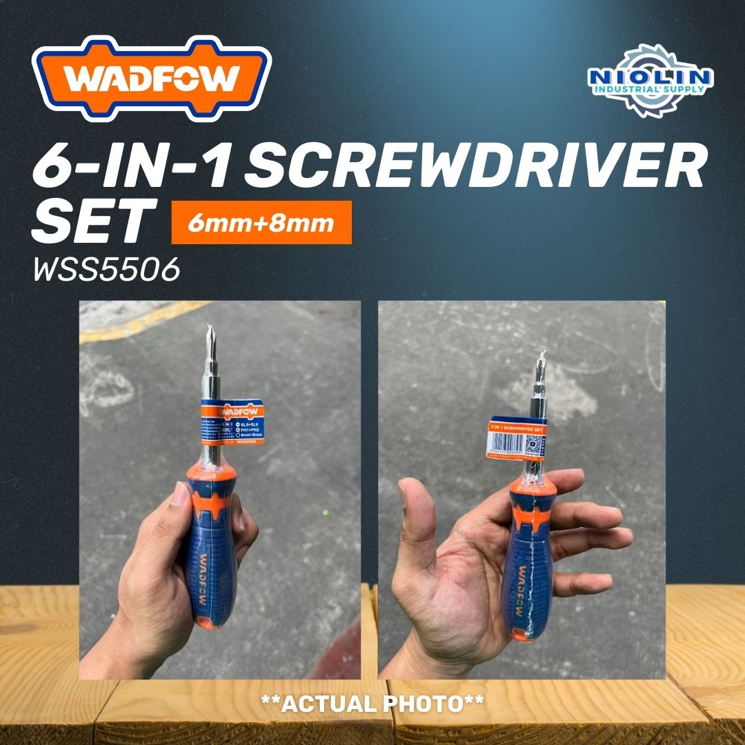 WADFOW 6IN1 SCREWDRIVER SET HAND REPAIR TOOL KIT – Niolin