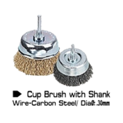JOHNSON CUP BRUSH W/ SHANK WIRE -CARBON STEEL&nbsp;
