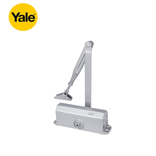 YALE Y603H S2-4 STD ARM DOOR CLOSER w/HO, SILVER