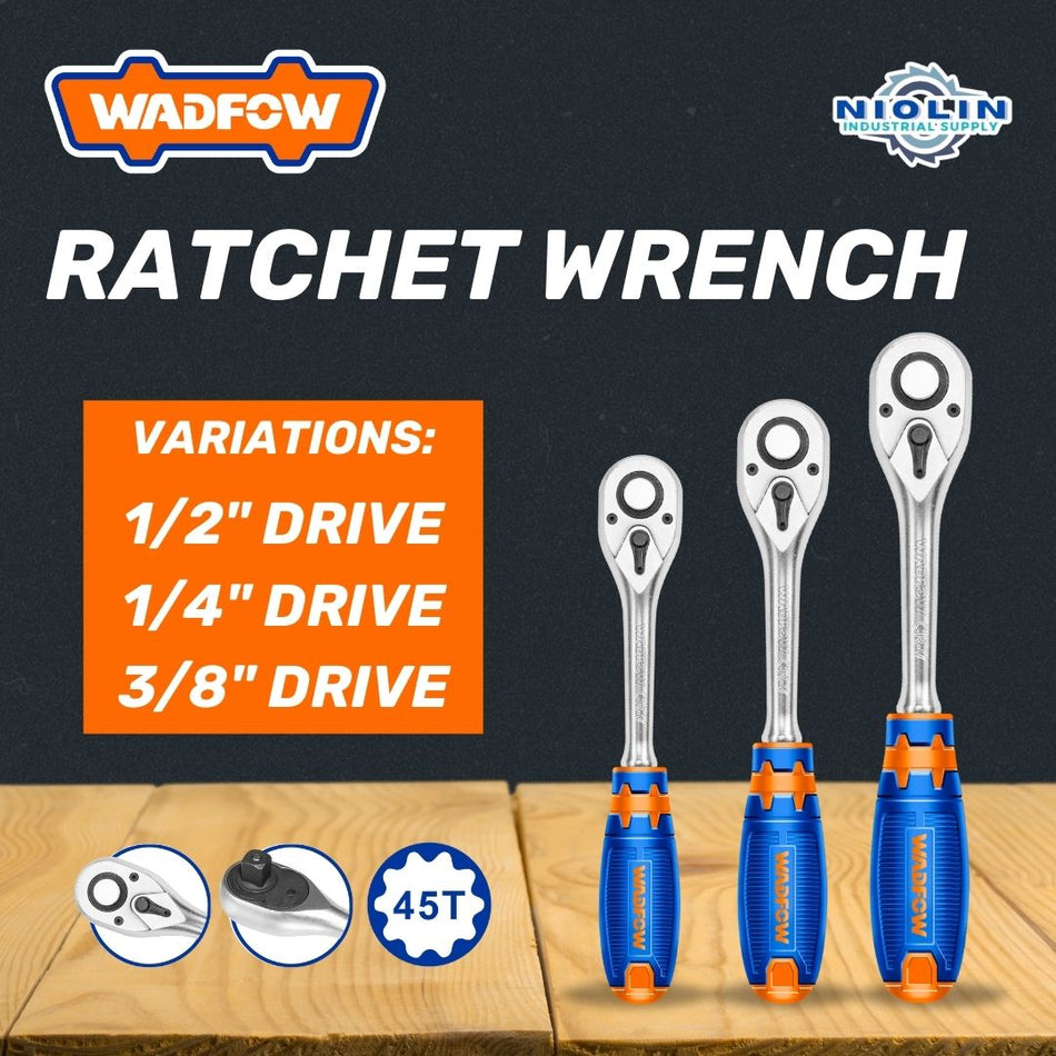 WADFOW RATCHET WRENCH  1/4" | 3/8" | 1/2" Inches