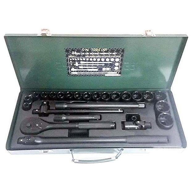 S-Ks B-24 1/2" Drive Impact Socket Wrench Set 10-32mm 12pts