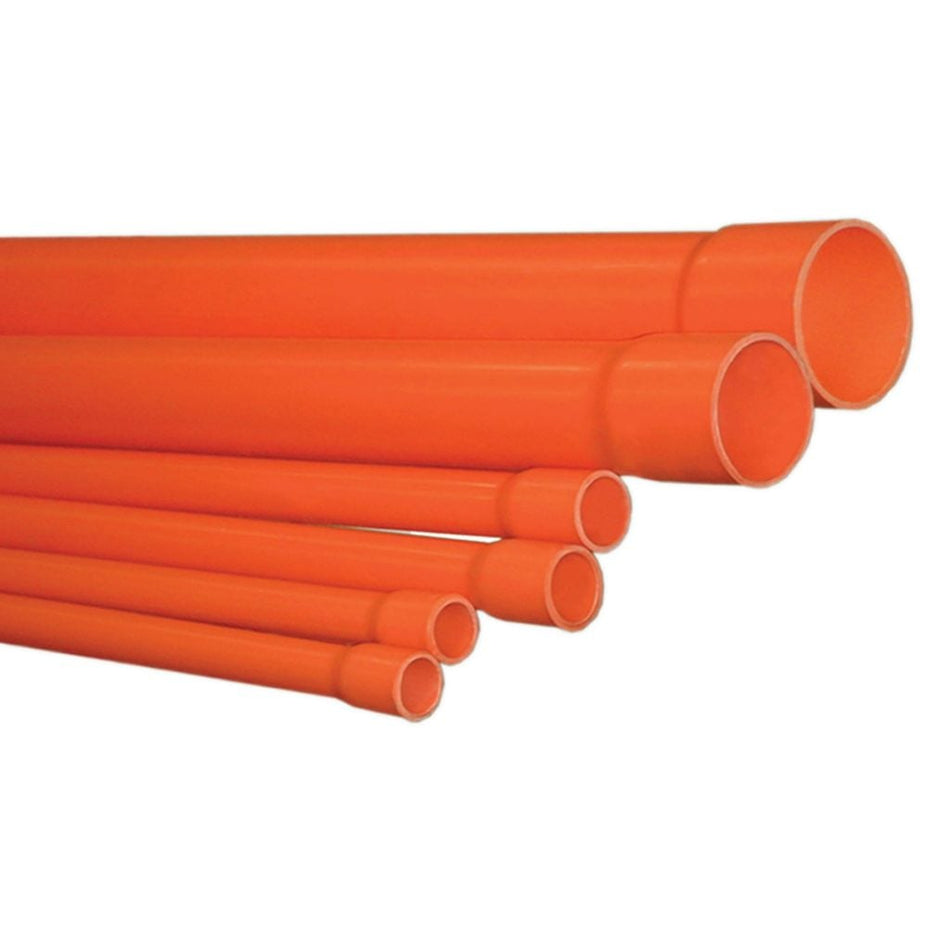 ROYU ELECTRICAL PVC PIPE ORANGE (3METERS)