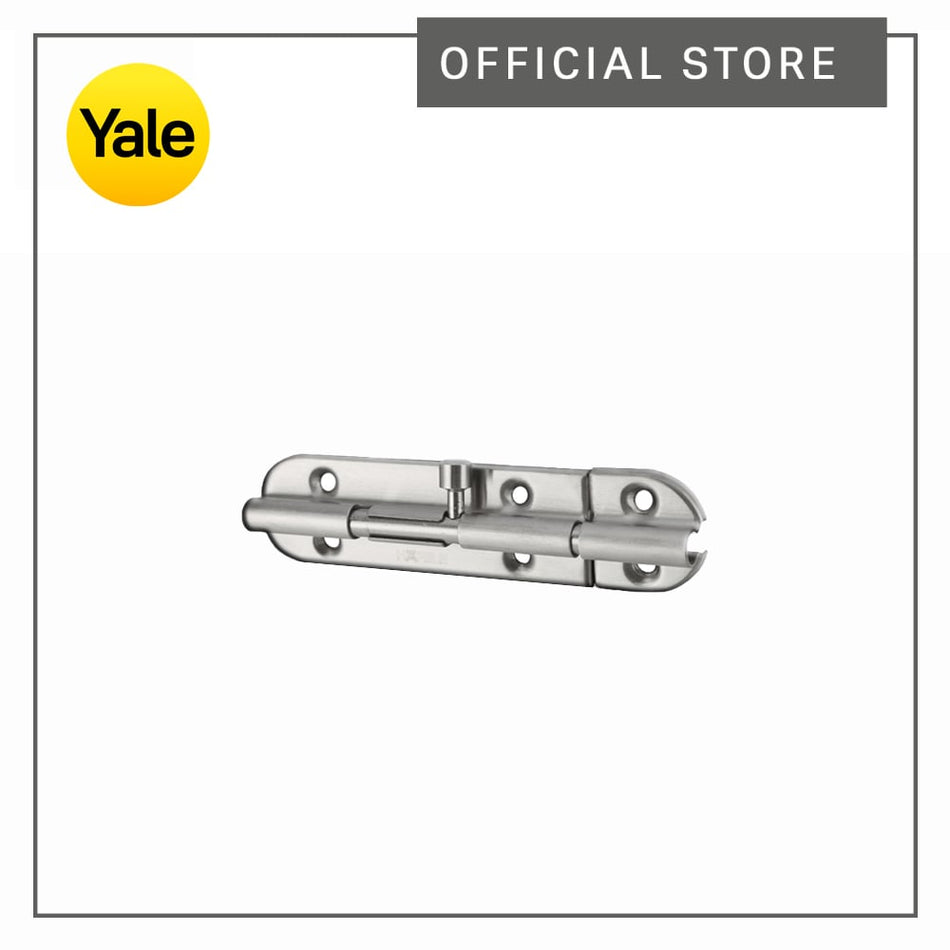 YALE ESSENTIAL BARREL / TOWER BOLT (2/4/6 INCH) US32D VISUAL PACKED