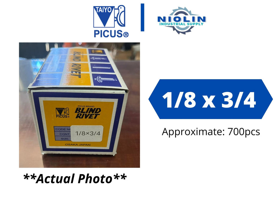 Aluminum Blind Rivet – Niolin Industrial Supply