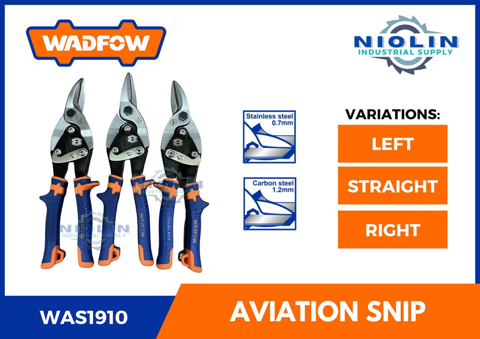 WADFOW Aviation Snip 10" ( Left , Straight , Right )