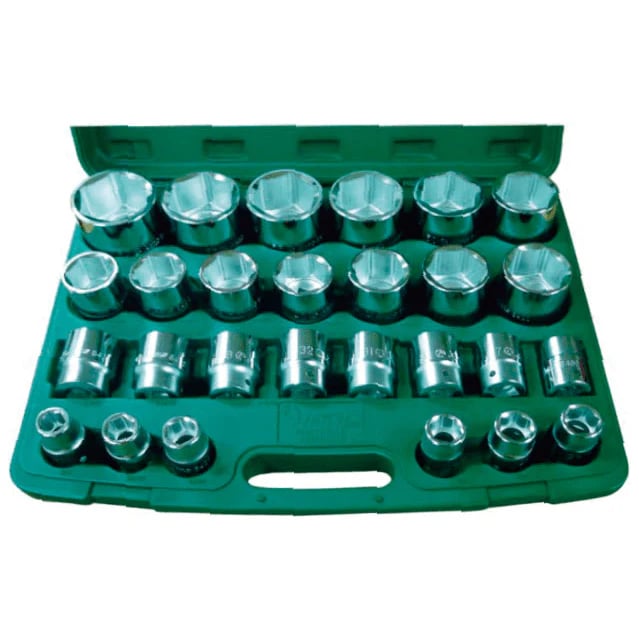 Hans 6627MB/AB Socket Wrench Set 3/4" Drive 6pts (27pcs)