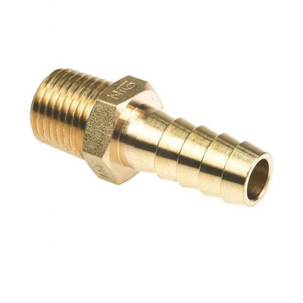 SHOWA Brass Hose Connector Male 1/4" NPTX X 1/4"