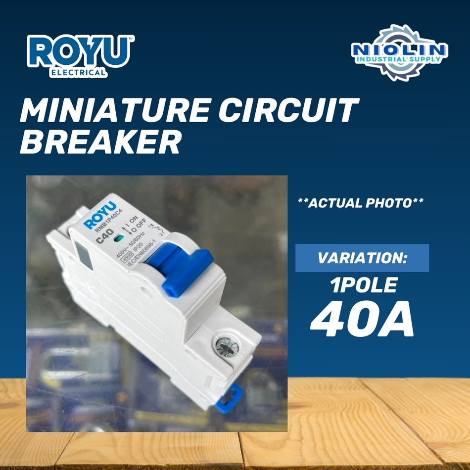 ROYU ORIGINAL MINIATURE CIRCUIT BREAKER – Niolin Industrial Supply