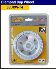 JOHNSON ELETRIK DIAMOND CUP WHEEL (JEDCW-T4)